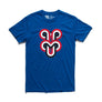 Brand: Paua Frita Kids Tee Shirt ROYAL BLUE / 2 Pukana KIDS TEE