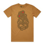 Brand: Paua Frita Tee Shirt LARGE / CAMEL Retro Tiki MENS TEE
