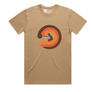Brand: Paua Frita Tee Shirt SMALL / KHAKI RETRO SURFER MENS TEE