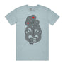 Brand: Paua Frita Tee Shirt SMALL / PALE BLUE Retro Tiki MENS TEE