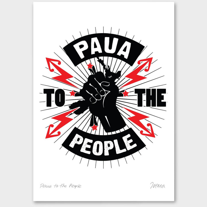 Paua to the People Print