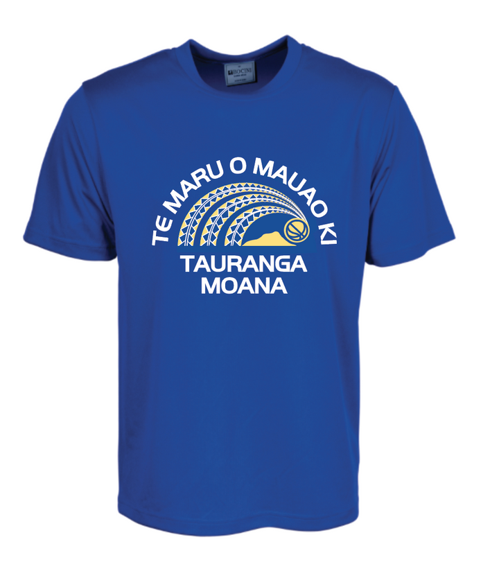 Te Maru o Mauao Dri Fit KIds Tee