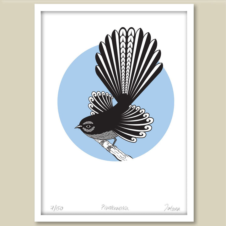 Bird Art Prints Art Print Piwakawaka Limited Edition Print