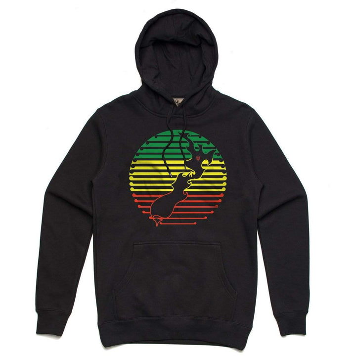 Moko Tuhinga Rasta Mens Hoodie