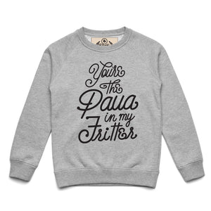 Brand: PAUA FRITA Kids Sweatshirt You're the Paua in My Frita Kids Sweatshirt