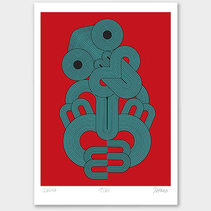 Red Tiki Limited Edition Print